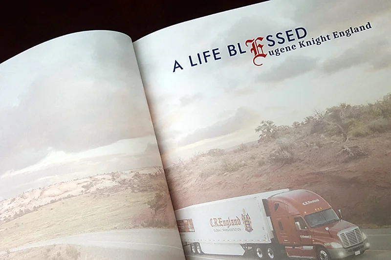 Title page for "A Life Blessed."