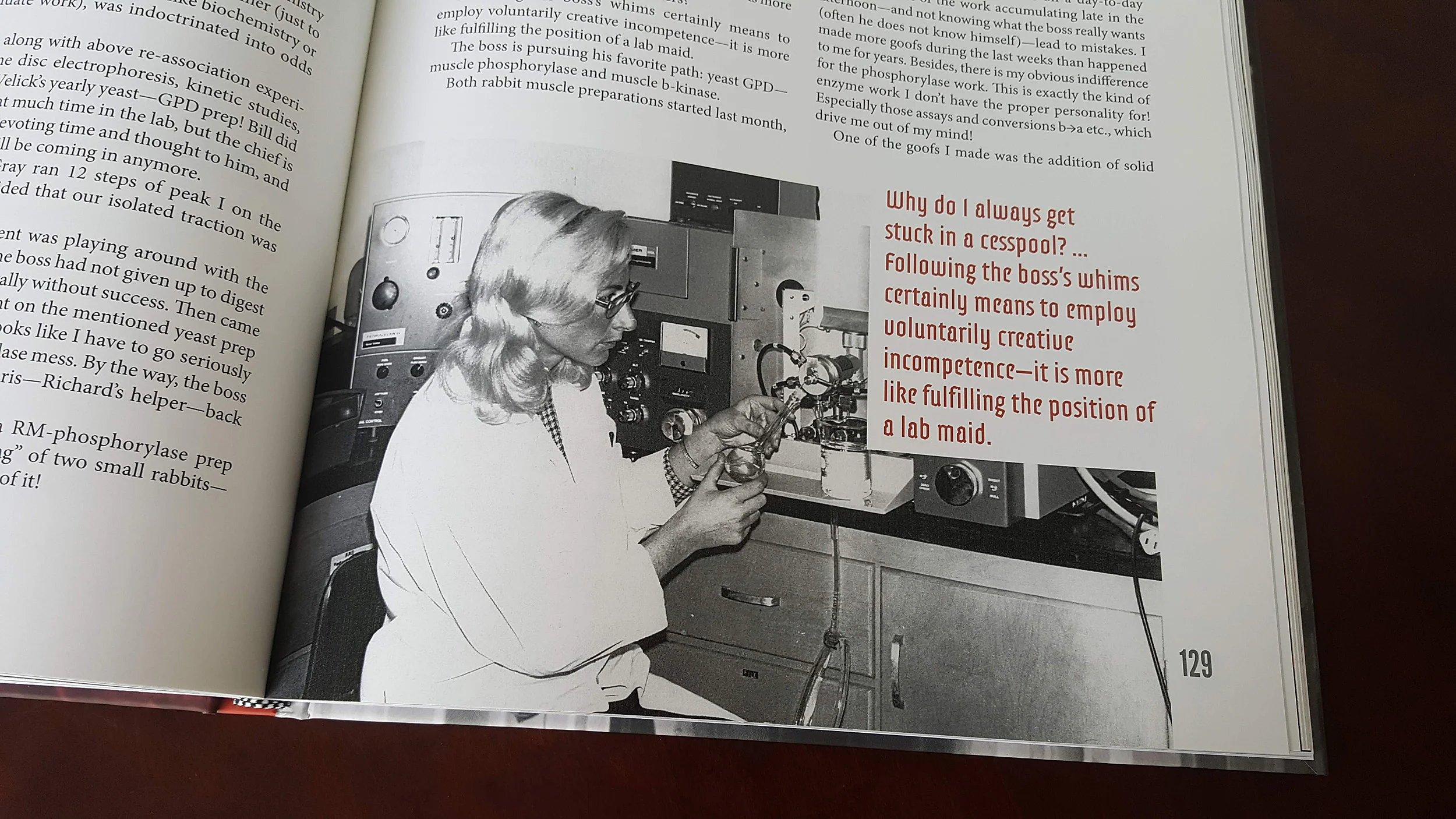 A chemist for 40 years, Eveline rose above the challenges of being a “woman scientist” in a man’s world.