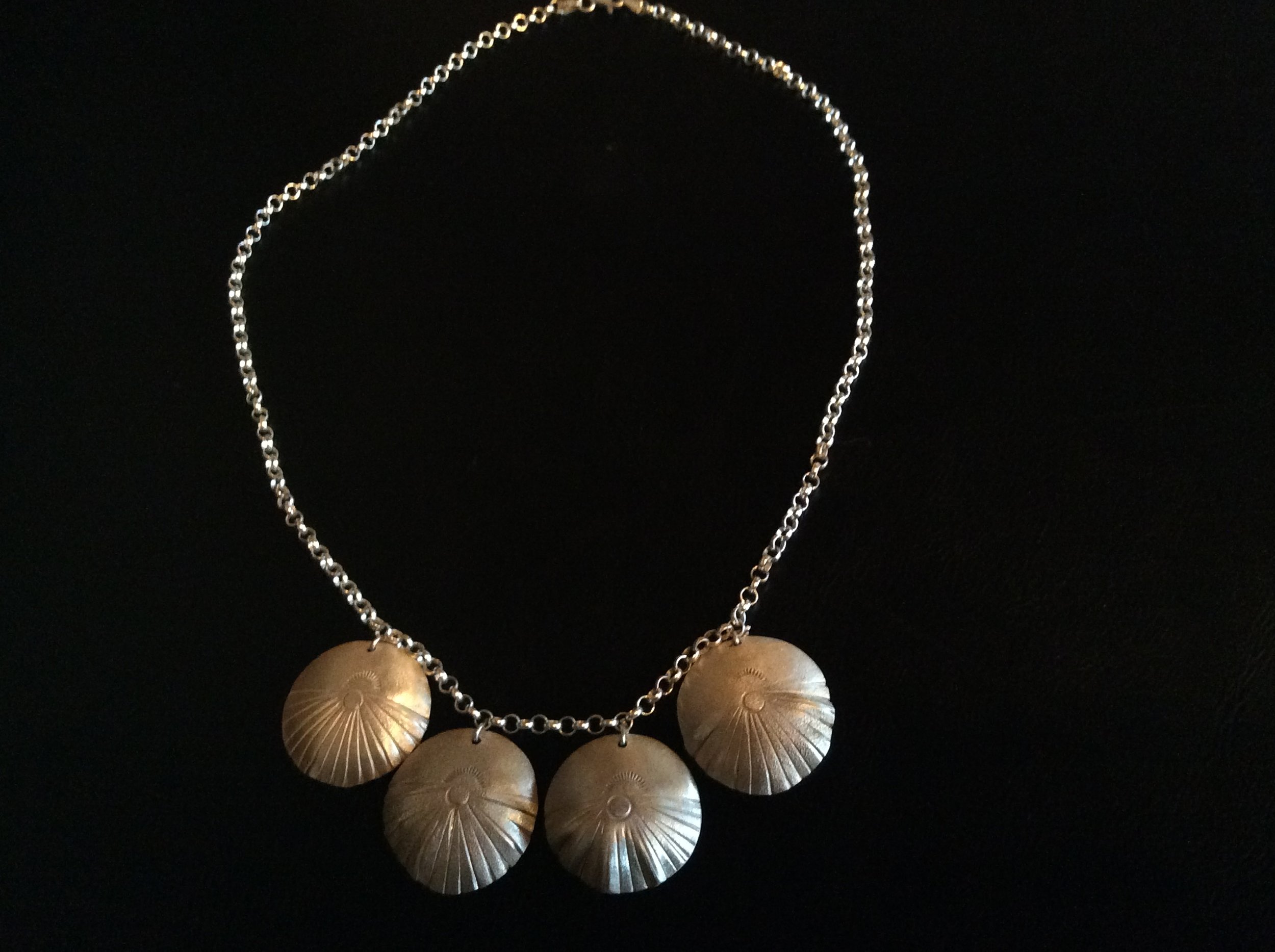 Sterling Silver Hand Stamped Necklace (SOLD)