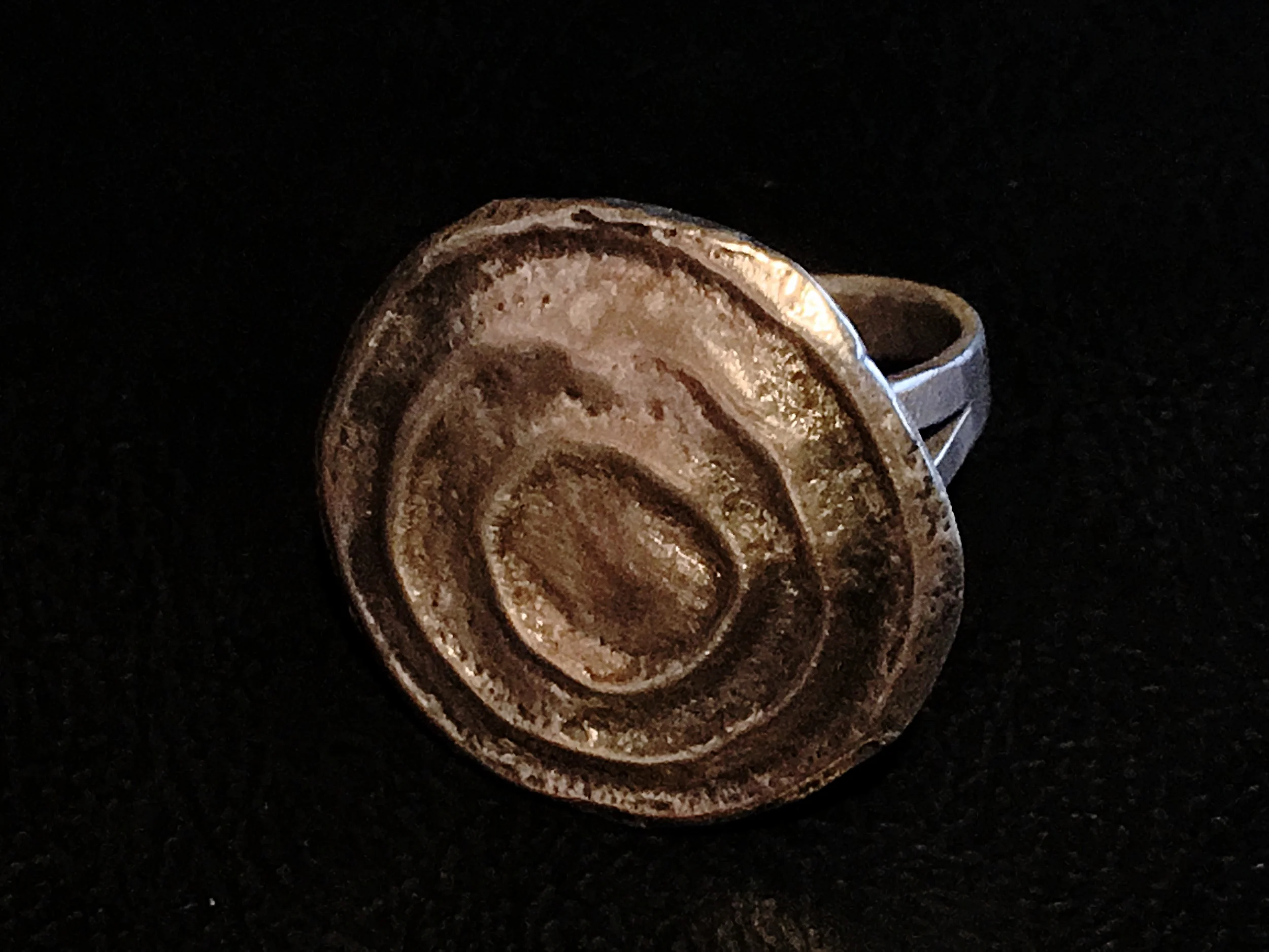 Sterling Silver Tufa Cast Ring ($175)
