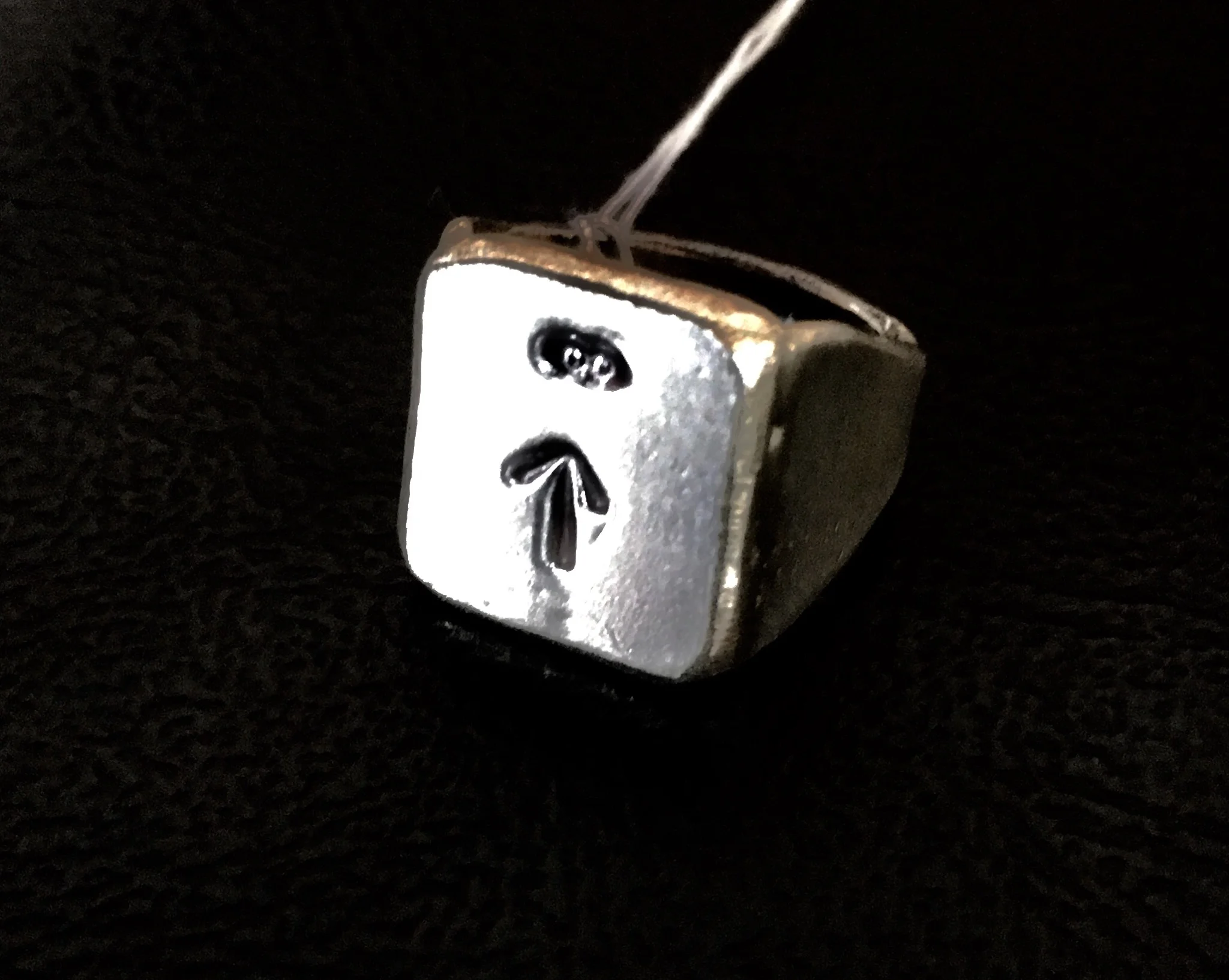 Sterling Silver Hand Stamped "Infinitely Upward" Ring ($160)