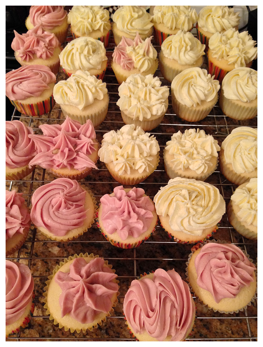 50 frosted cupcakes later... 