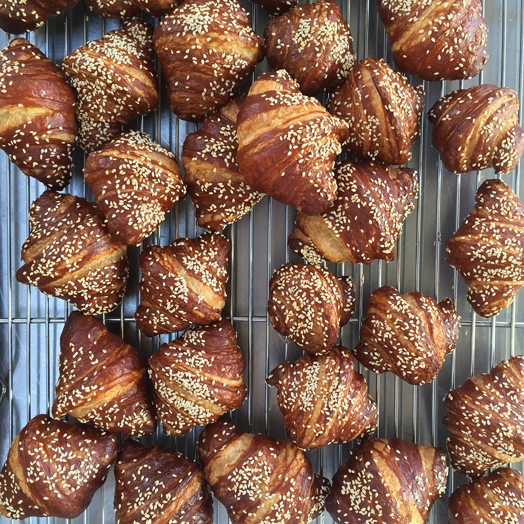 I give you: Pretzel Croissants!