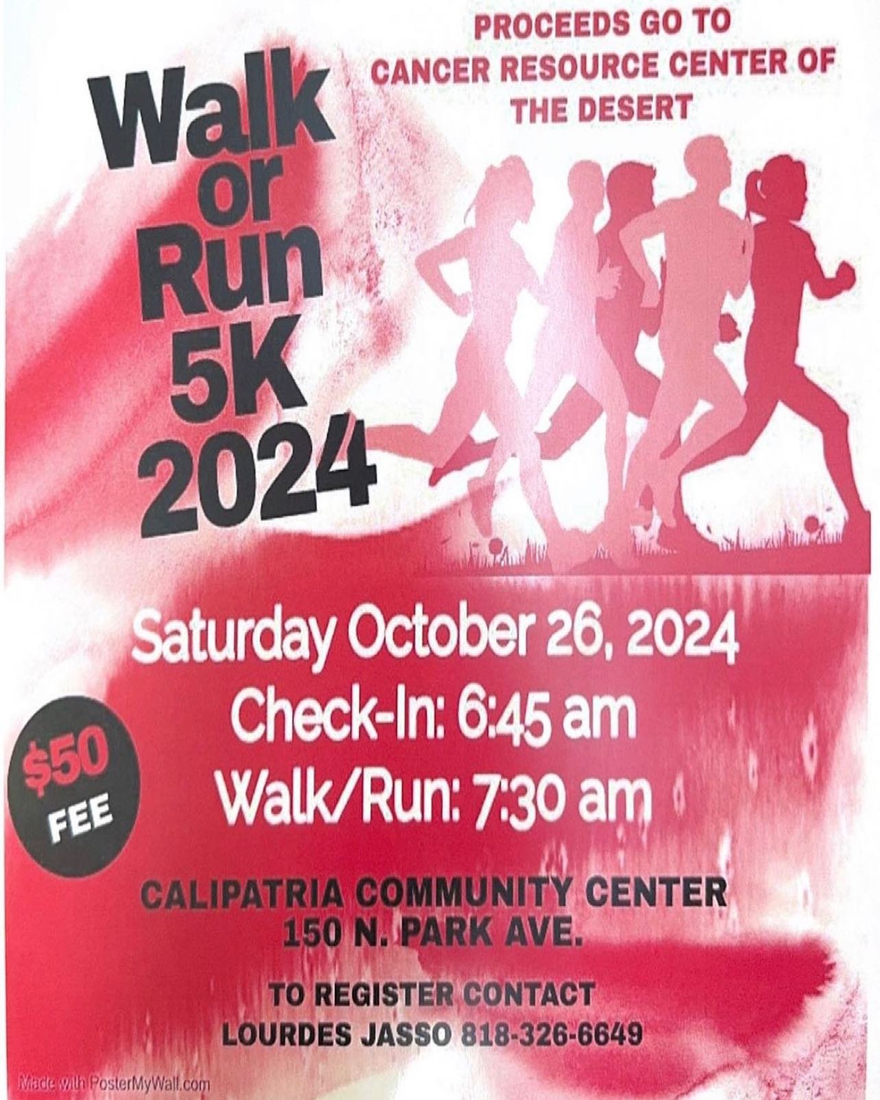 This is your reminder that 5k is this weekend! Proceeds will go to CRCD.  Hope to see you there!! And there is a Health Fair following the 5k where we will be proving information about our services.  #imperialvalley #outreach #5krunwalk