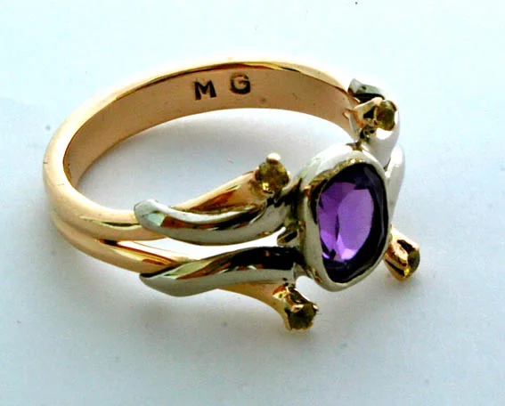 commission ring in white and yellow gold with amythest.jpg