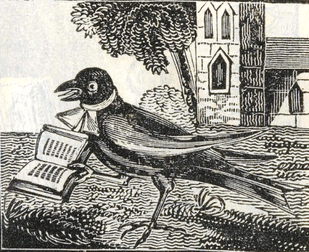 An Image from the pages of A Myth called "The Death and Burial of Cock Robin"