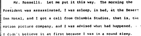 The Related COngressional Testimony of J. Roselli
