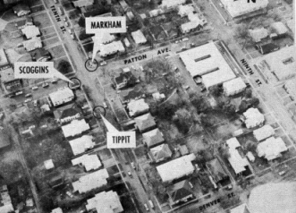 Aerial View of J.D. Tippit's Murder Scene in the official Files