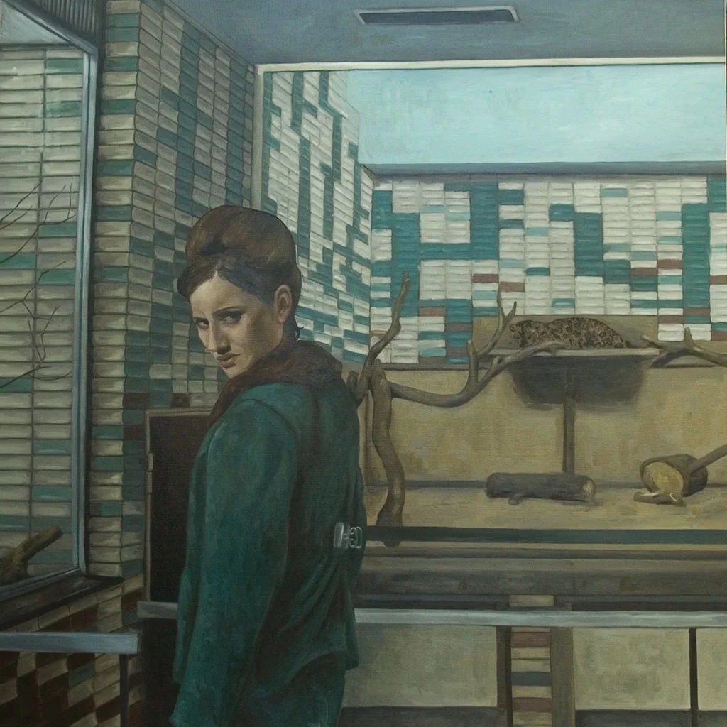 'Through the looking glass'   140cm x 140cm