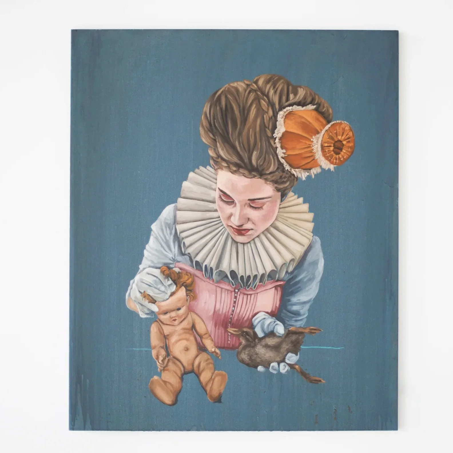 ”The Reluctant Introduction” 100cm x120cm SOLD