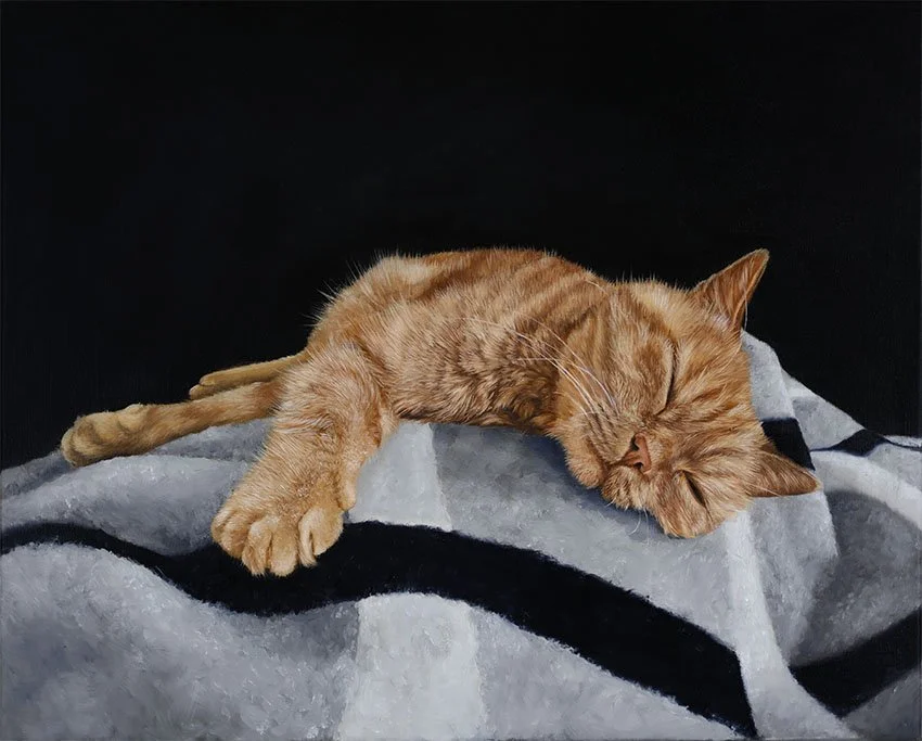 "Valla" Memorial portrait Oil on canvas Painting