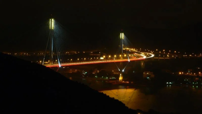TING KAU BRIDGE, HONG KONG