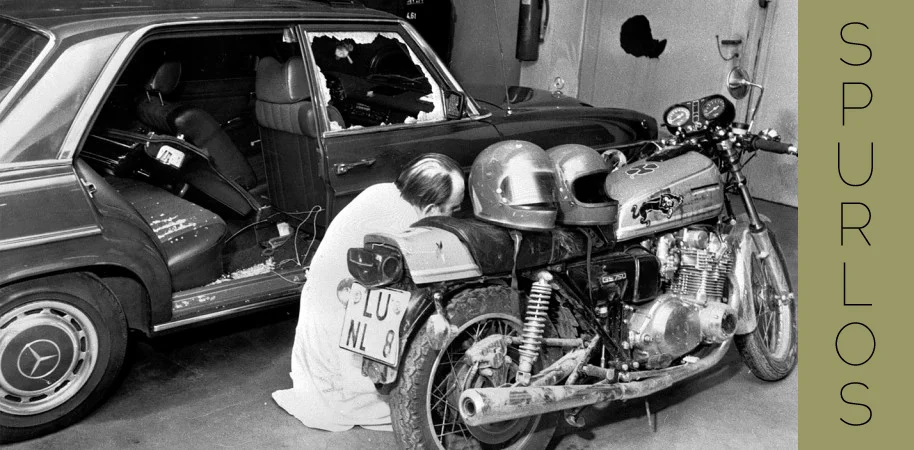 Ein altes Foto mit ein modernes grafisches Element damit das ganze in der Gegenwart transportiert wird