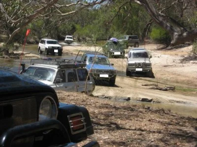 Some 4WD'ing at Moore River at an Aus. day event
