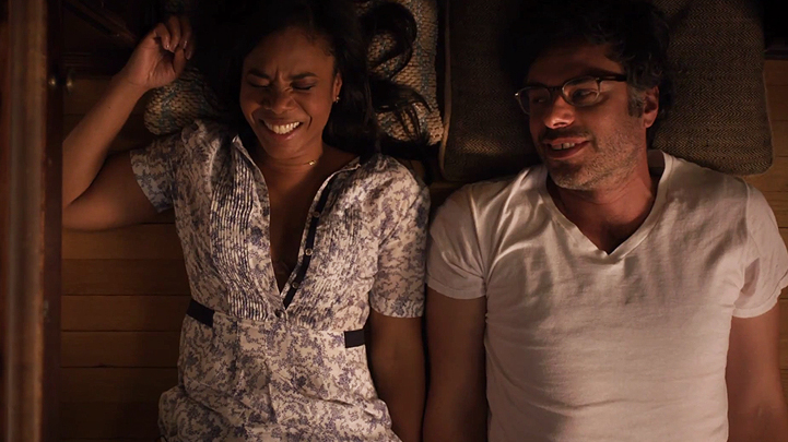  Pictured: Hall and Clement in " People, Places, Things ". Source: Madman Entertainment