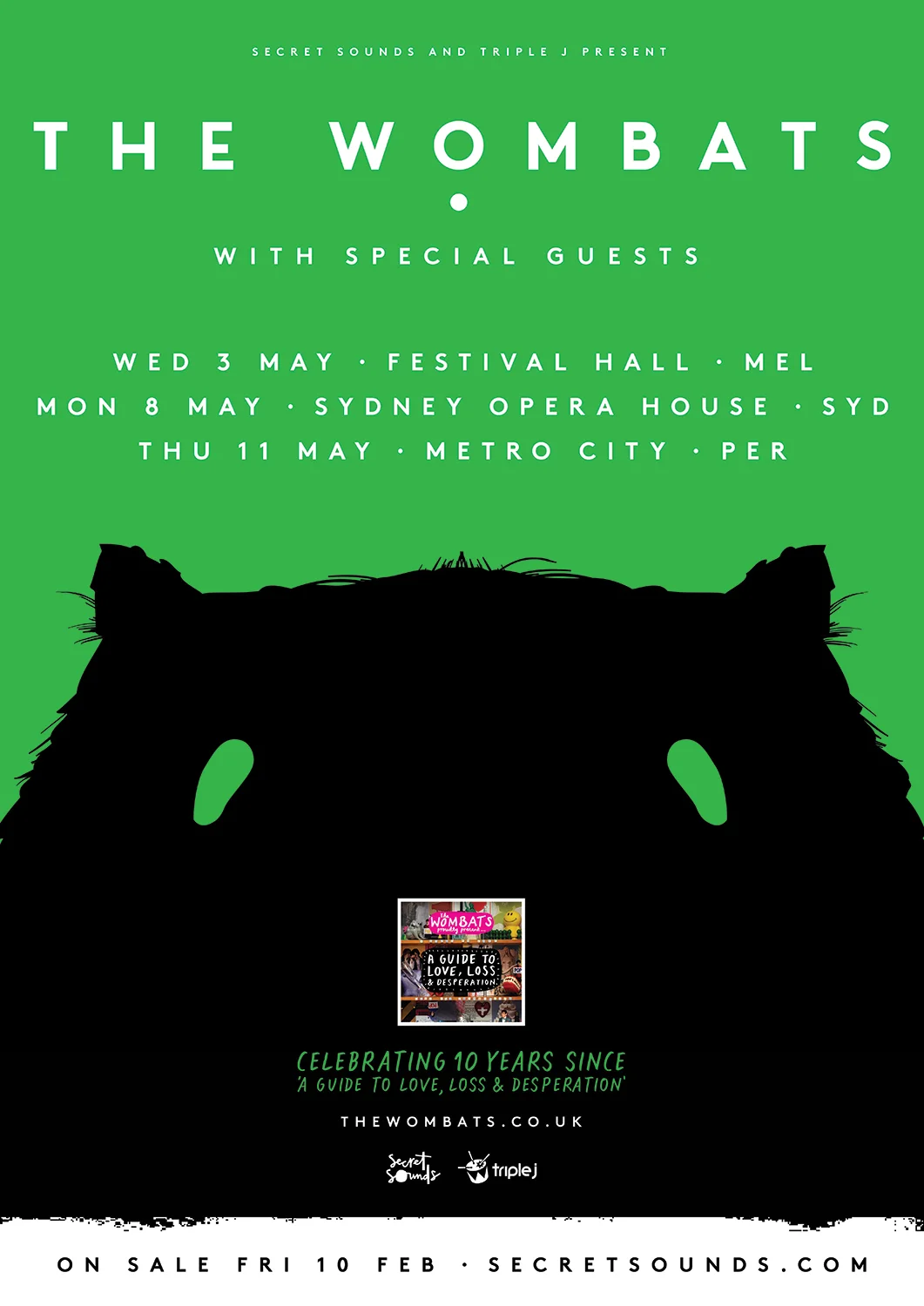 For all info visit secretsounds.com