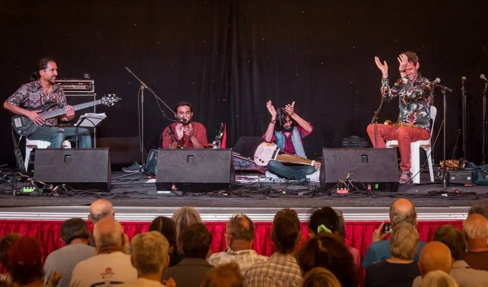 Praashekh Borkar Quartet playing Djindalux Photo by Richard Watson