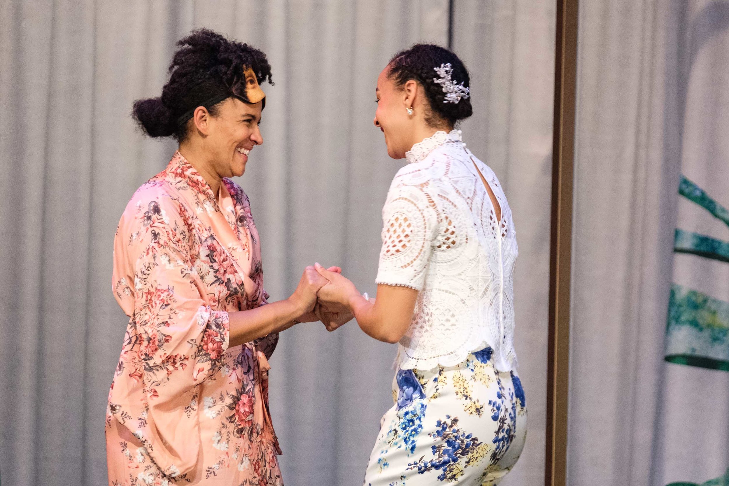 Zindzi Okenyo and Vivienne Awosoga in MUCH ADO ABOUT NOTHING (c) Clare Hawley.jpg
