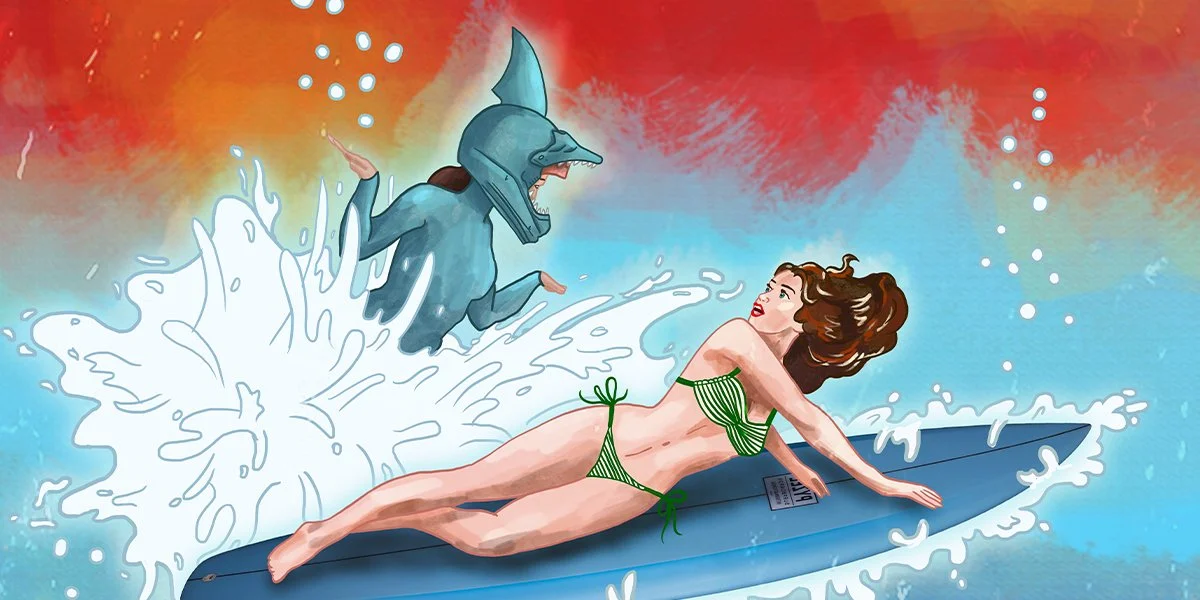 FRINGE FOCUS: "SHARK!" returns with blood, bikinis, and ocean-based puns