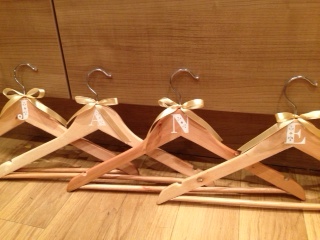 Personalised coat hangers