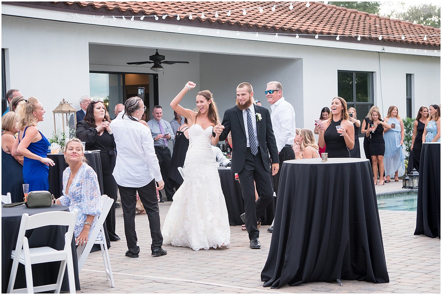  bride and groom dancing at their wedding  