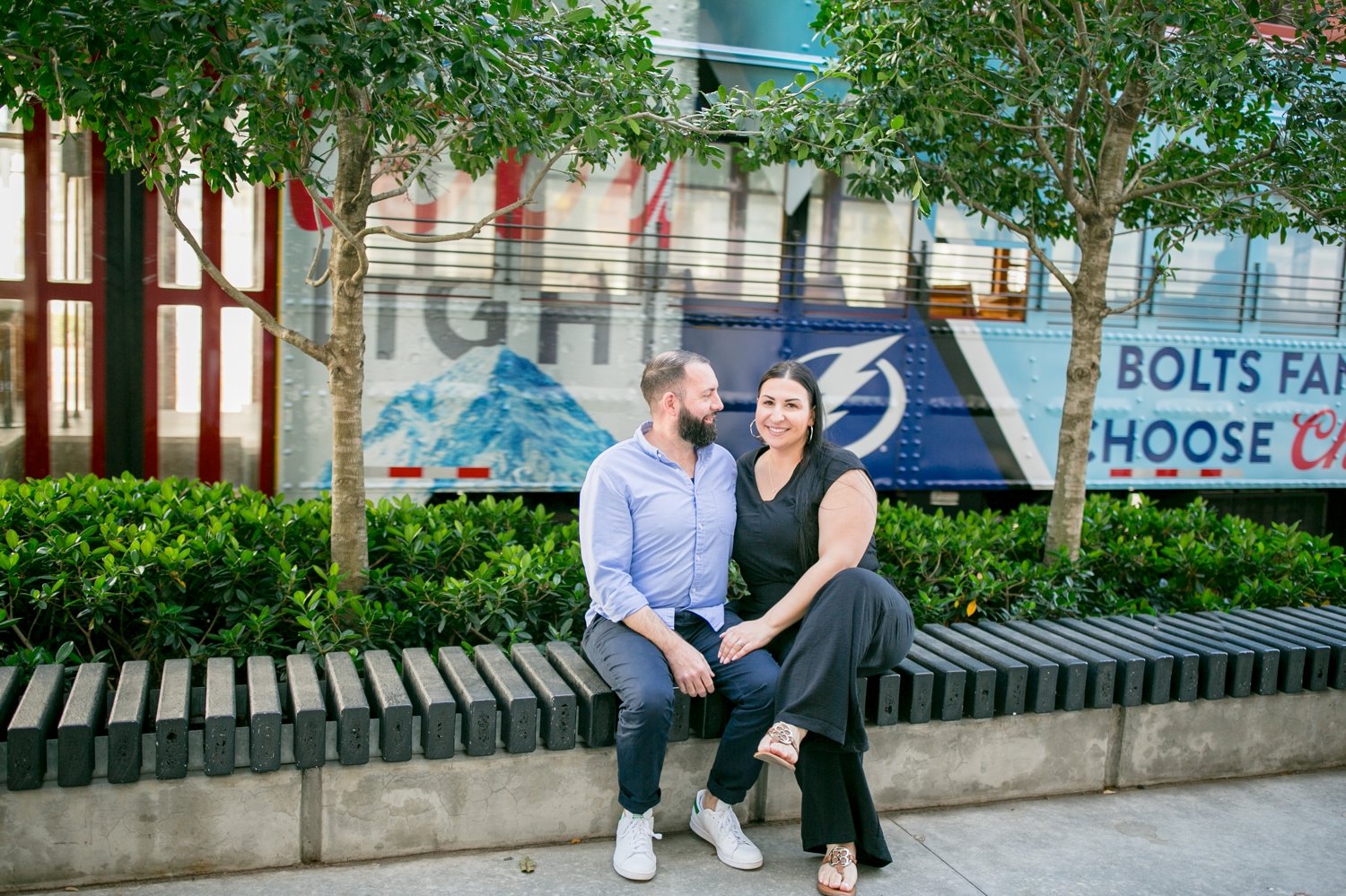 Downtown Tampa Waterstreet Engagement Session Jamie and Brandon 6.jpg