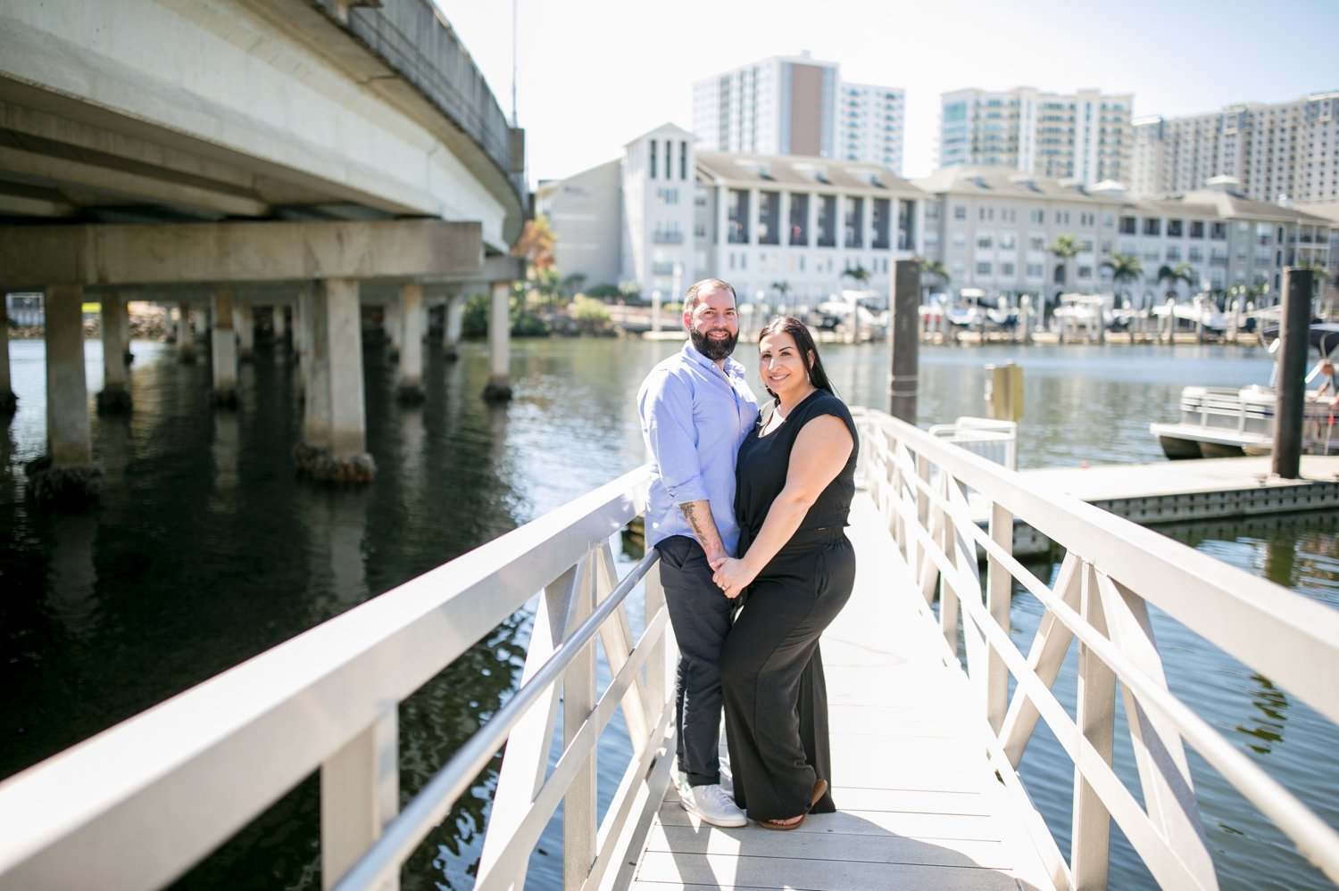 Downtown Tampa Waterstreet Engagement Session Jamie and Brandon 12.jpg