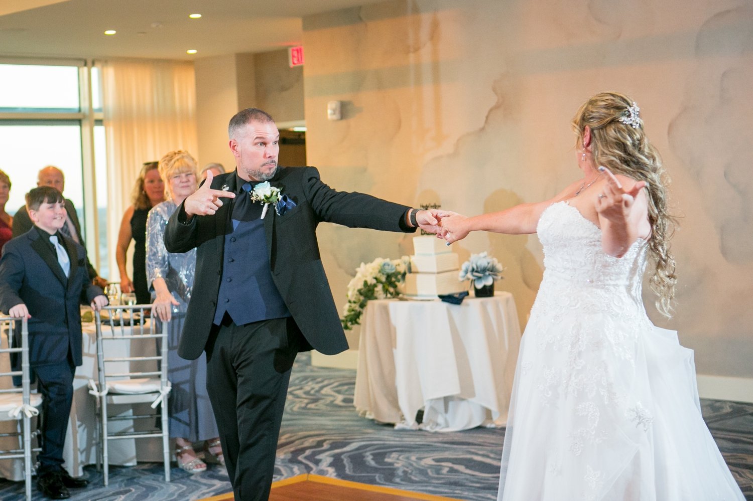 Entrance of Bride and Groom at Grand Hyatt Tampa Bay