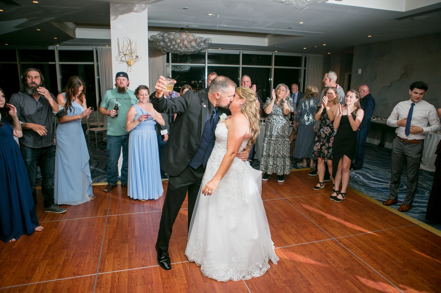 Last Dance by bride and groom in Skylark ballroom at Grand hyatt Tampa Bay