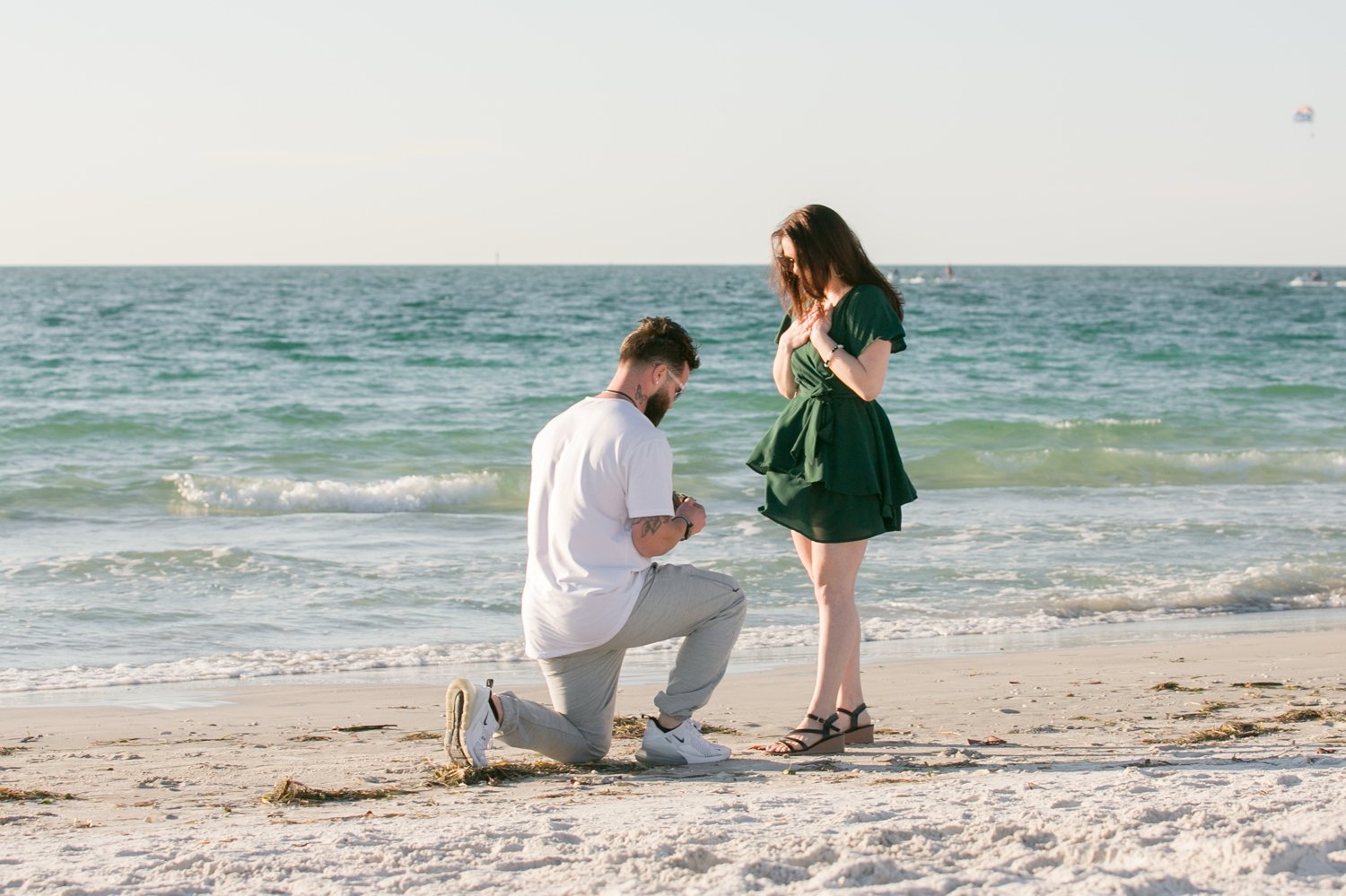 Kayla &amp; Aaron | A Surprise Sand Key Proposal - Clearwater, Florida