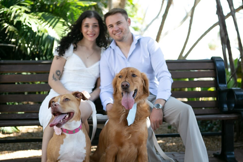 Sunny St. Pete + the Gisella Kopsick Arboretum + Emily &amp; Tim 💛🌿

Their engagement session was full of golden light, sweet laughs, and the cutest guests of honor, Joey and Captain 🐾 These two (and their pups!) made it so easy and fun.

May 9th 