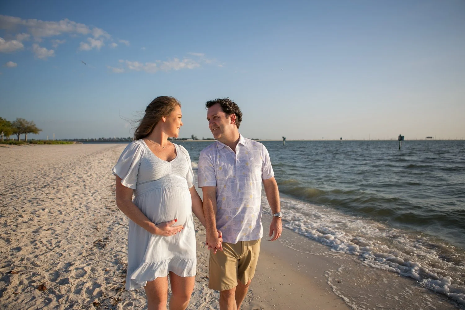 tampa bay maternity photos at cypress point park
