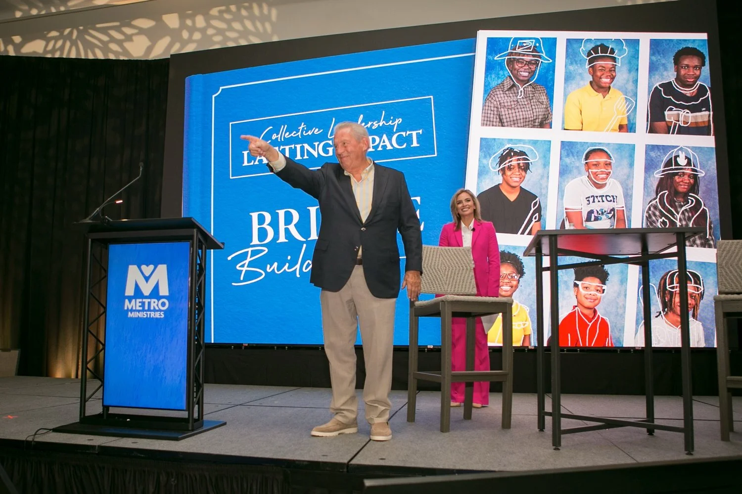 John C Maxwell keynote speaker at Metro Ministries Bridge Builders 2026 JW Marriott Tampa — Carrie Wildes Photography