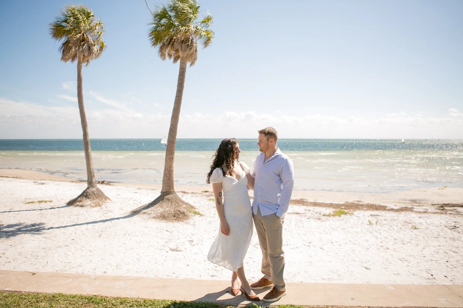 Emily &amp; Tim's Engagement Session at Gizella Kopsick Palm Arboretum | St. Petersburg Wedding Photographer