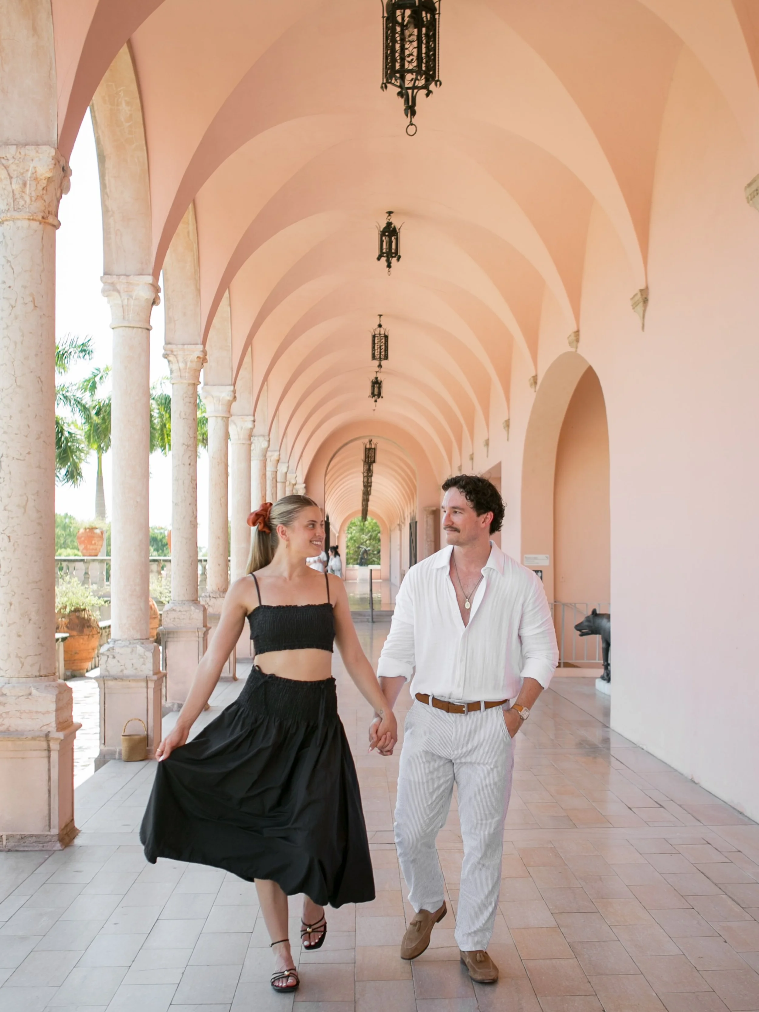 It&rsquo;s proposal season and honestly I can&rsquo;t get enough of this one so I&rsquo;ve got more of Justin asking Karleen to marry him 💍 A walk through Mable Ringling&rsquo;s Rose Garden, a stone gazebo surrounded by roses, and her family secretl
