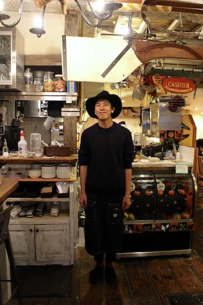 This is Taikan Nagai. He is the curator and manager of this little abode. 