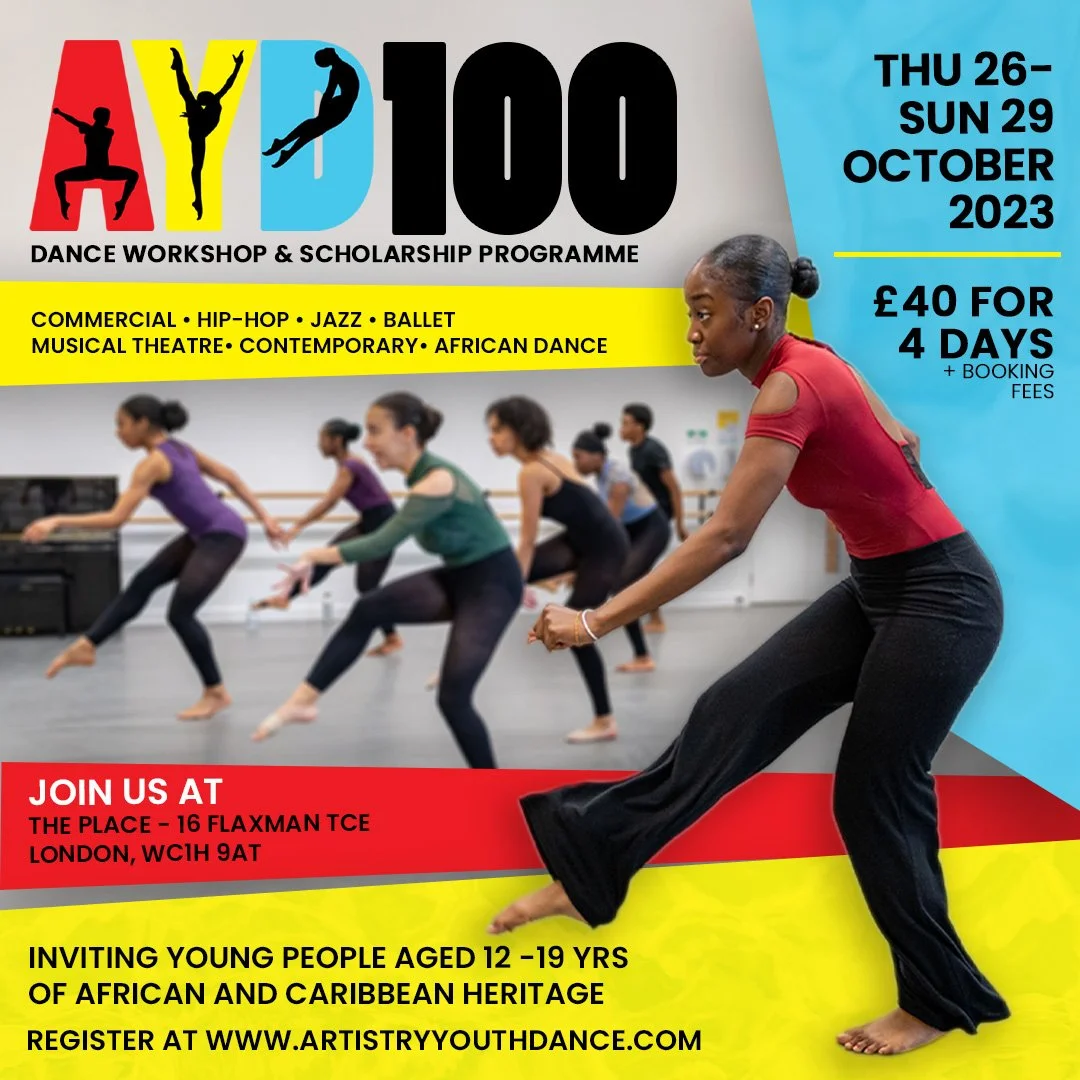 AYD100 Dance Workshop &amp; Scholarship Programme 2023