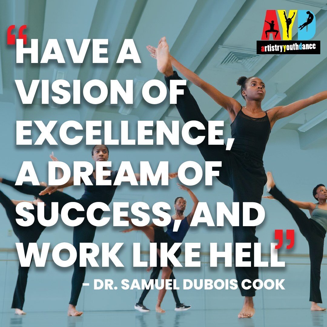 ✨️Inspire Wednesday ✨️⁠
⁠
&quot;Have a vision of excellence, a dream of success, and work like hell&quot; - Dr Samuel Dubois Cook