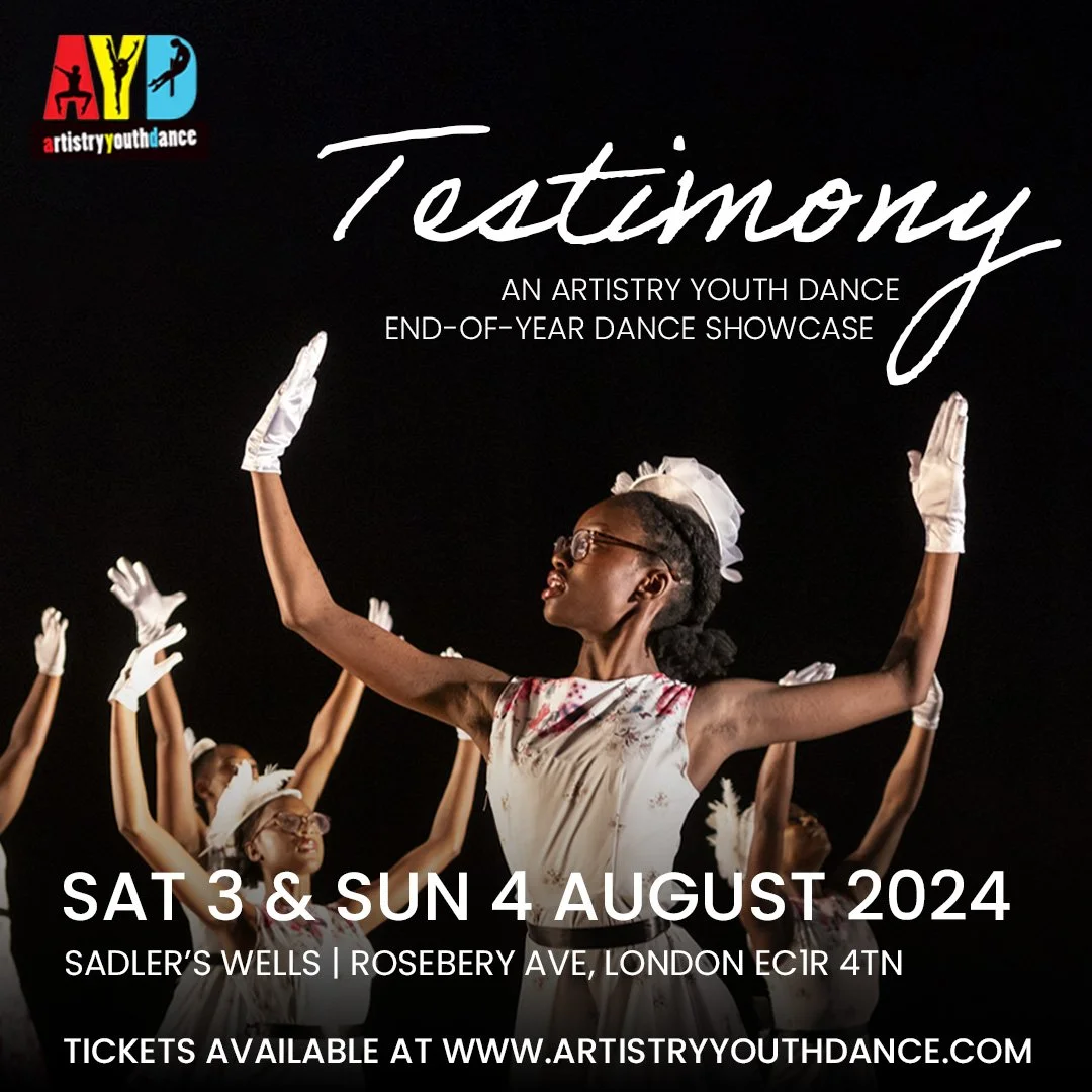 Sun 4 Aug - TESTIMONY, an Artistry Youth Dance End-Of-Year Dance Showcase