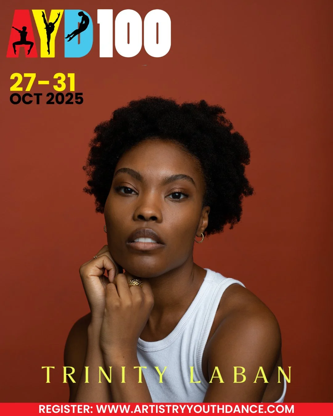 🌟 AYD100 DANCE WORKSHOP &amp; SCHOLARSHIP PROGRAMME 🌟⁠
Mon 27 &ndash; Fri 31 Oct 2025 | Trinity Laban, London | Ages 12&ndash;19⁠
⁠
📢Teaching Artist Announcement⁠
🪩 Teaching Artist: Monique Jonas @mon_jonas⁠
Gold Partner: @trinitylaban⁠
⁠
❤️💛💙⁠