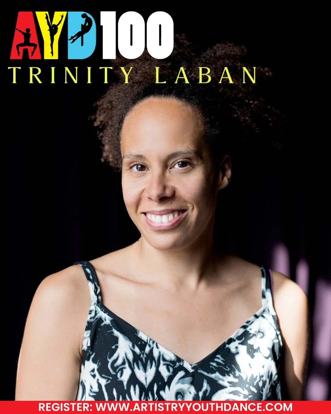 🌟 AYD100 DANCE WORKSHOP &amp; SCHOLARSHIP PROGRAMME 🌟⁠
Mon 27 &ndash; Fri 31 Oct 2025 | Trinity Laban, London | Ages 12&ndash;19⁠
⁠
📢Teaching Artist Announcement⁠
🪩 Teaching Artist: Patricia (Trish)⁠
Gold Partner: @trinitylaban⁠
⁠
❤️💛💙⁠
⁠
Are y