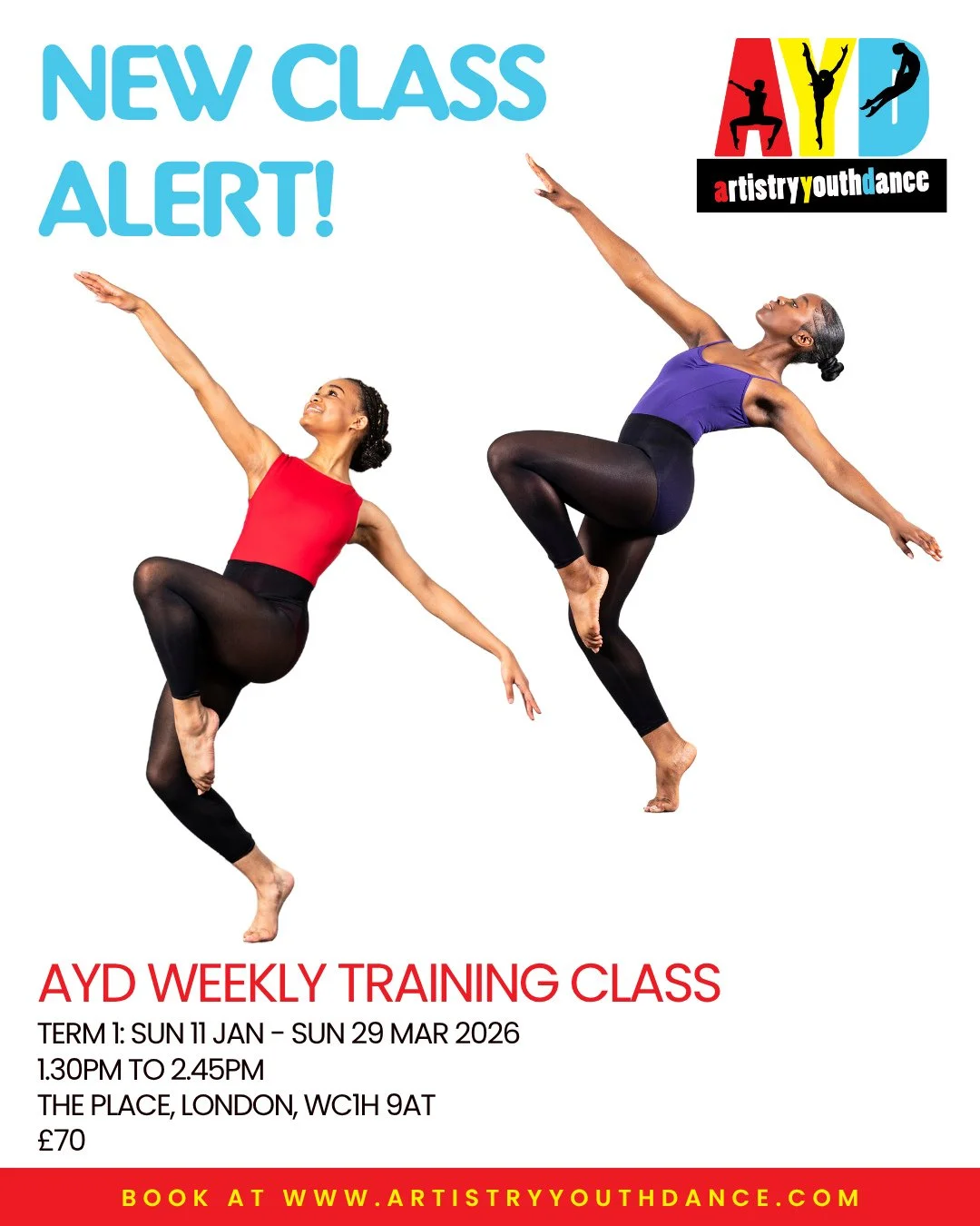 🔈️NEW CLASS!⁠
⁠
Join Artistry Youth Dance for a Ballet and Contemporary class to develop your technique, performance and creative skills⁠ 💃🏿⁠
⁠
🔥Don&rsquo;t miss this chance to connect, train, and shine.⁠
⁠
Spaces are limited &mdash; secure yours