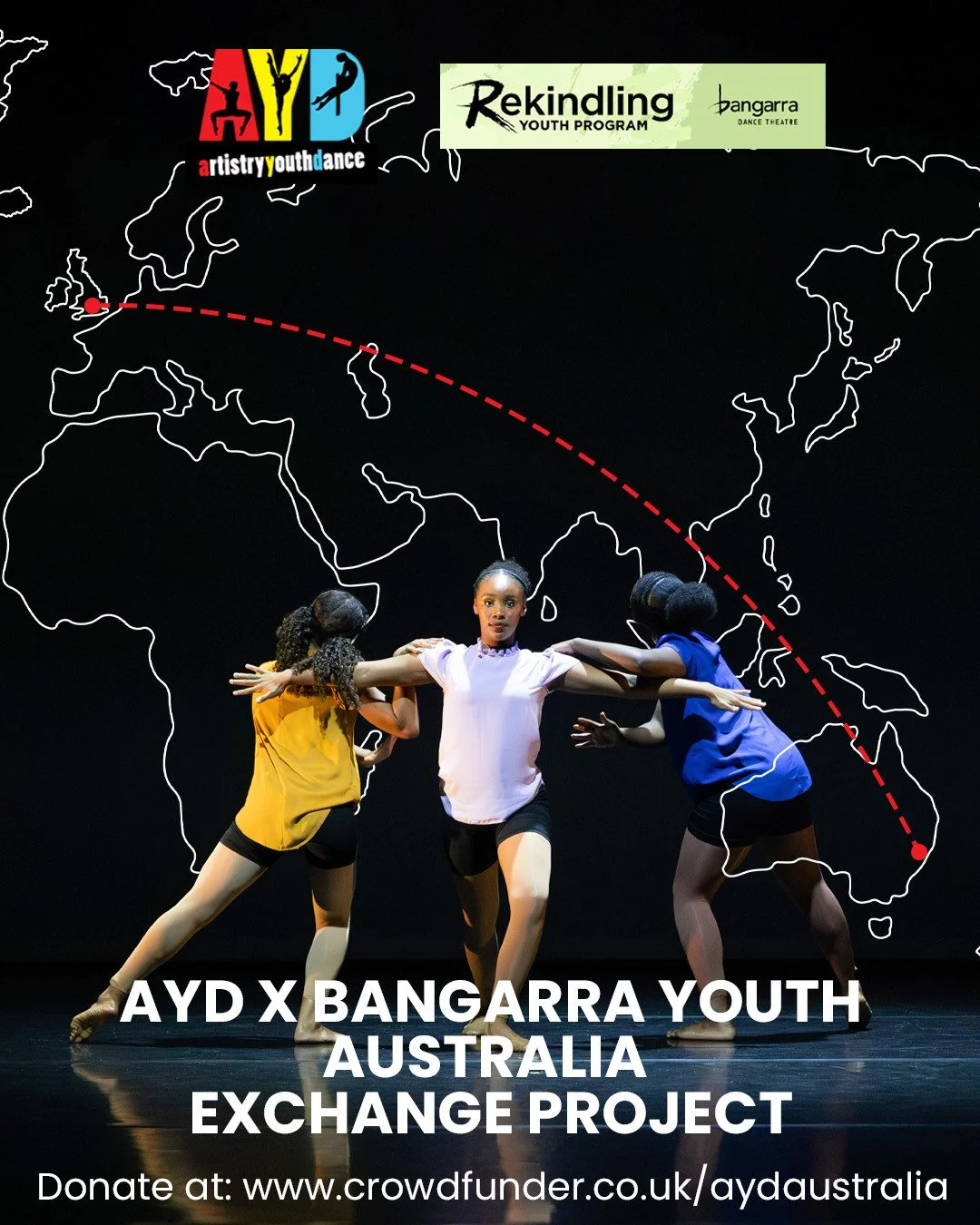 Dance has the power to open doors &mdash; especially when young people are given access. ⁠
⁠
We&rsquo;re raising funds to take 10 young dancers of African and Caribbean heritage on a life-changing international exchange to Australia, in partnership w