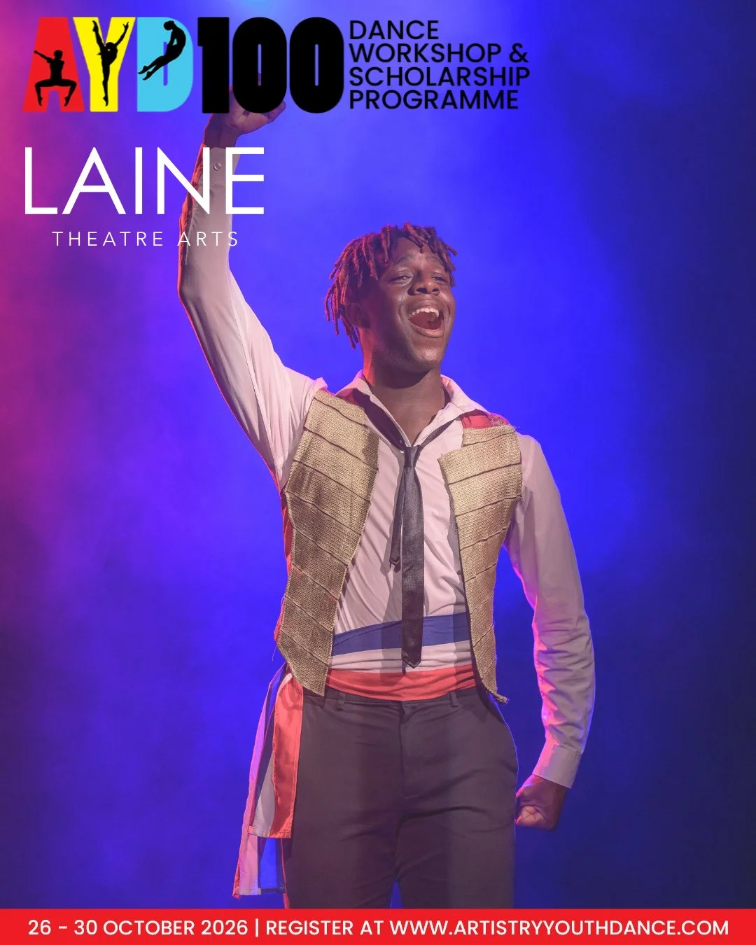 🎉 AYD100 Partner Announcement 🎉⁠
⁠
✨ We're excited to announce Laine Theatre Arts as an official AYD100 2026 partner! @lainetheatreart⁠
⁠
They'll be joining us to lead workshops and provide scholarship opportunities for talented young Black dancers
