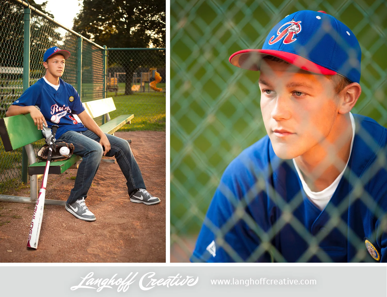 The moment we stepped onto this baseball diamond, Ryan's persona changed. He came alive—it is obvious that Ryan feels "at home" on the field.