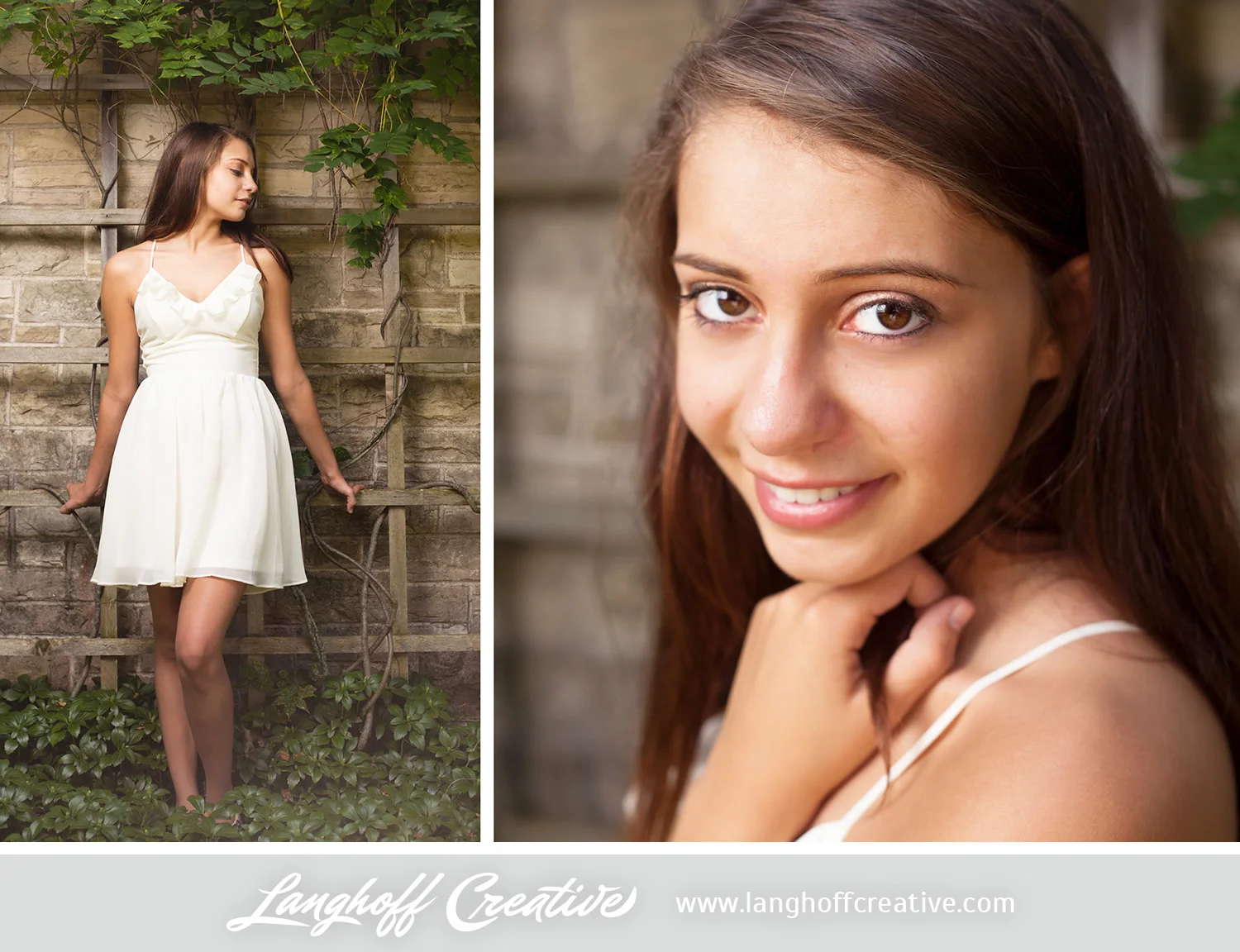 Such a humble [stunning!] young lady. To her fellow graduating seniors, Cenia leaves a genuine, "thank you." Also, "Thank you to my wonderful family for these past 17 years! I am who I am because of you."