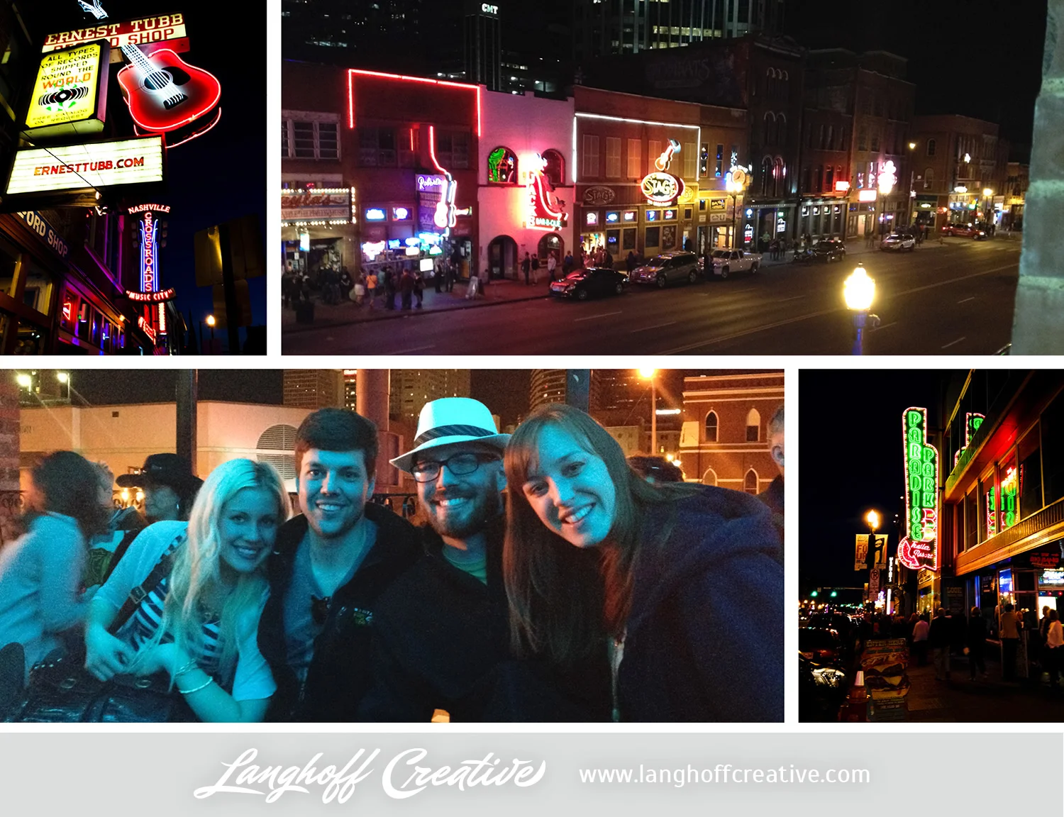 Road trip stop #1 was Nashville. Love these iPhone pics of some of the lights on Broadway. We had so much fun with Maison and Caleb, as well as with Jamie—one of Chad's close friends from elementary & high school. She lives near Nashville now, so she showed us around. Dinner at Honky Tonk was a blast!