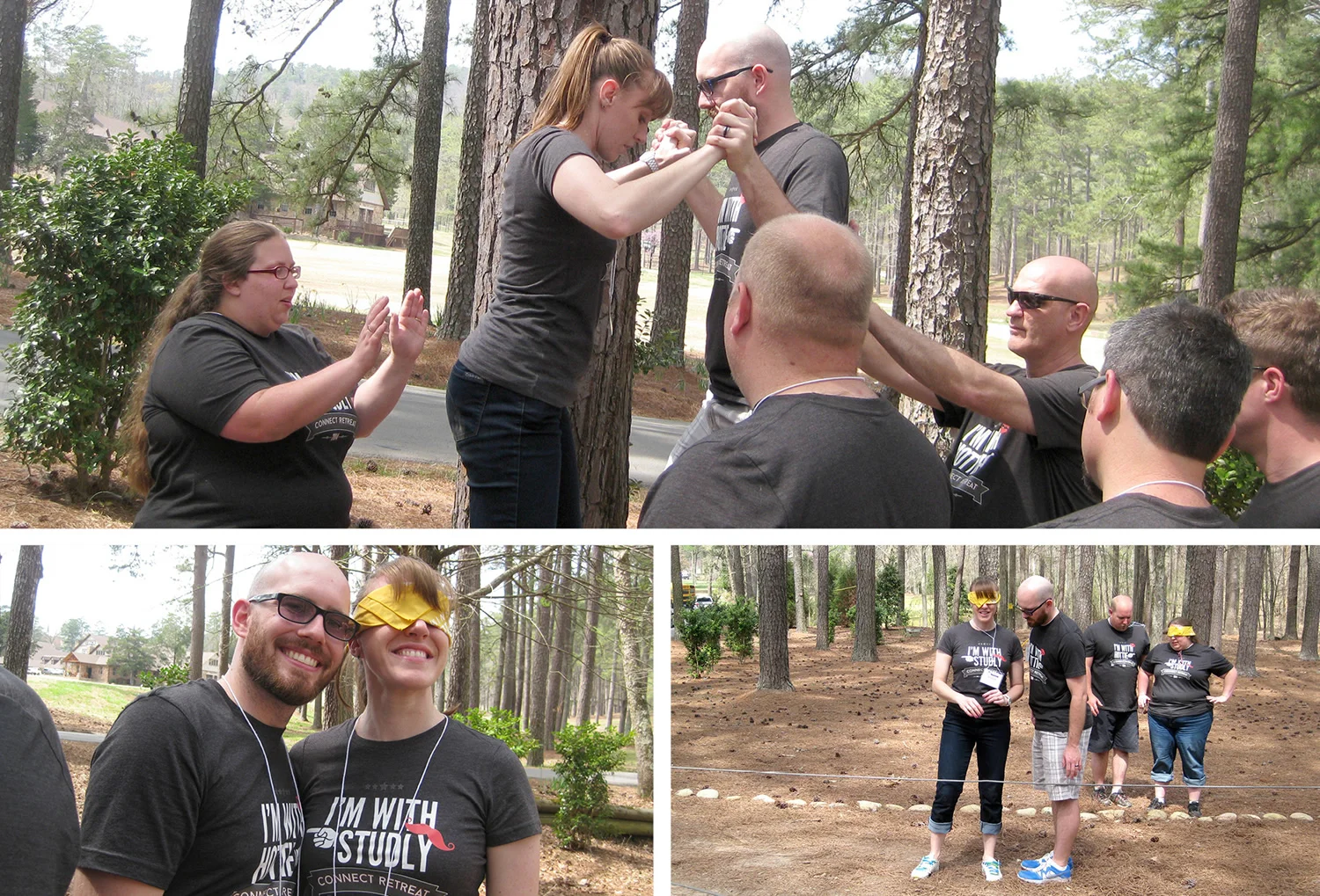 Photo credit: Melanie of Studio Elle We also took turns at the low ropes courses practicing patience, timing, communication and trust. Experiential activities like this are a fun way to approach these topics and learn about ourselves and each other. Priceless! 