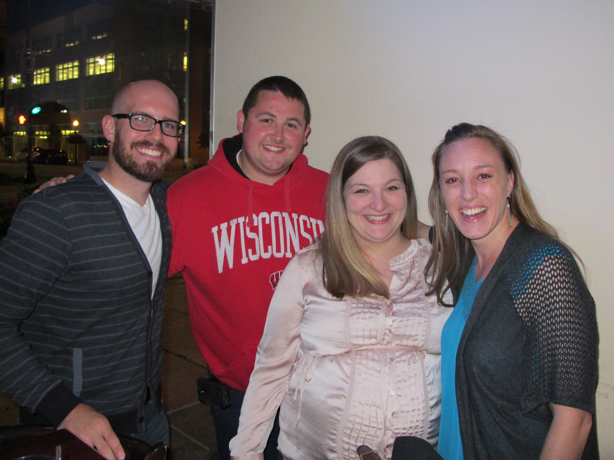  Adam and Melissa are two of the best people we met in Racine. We became fast friends and loved walking through life with them. (Baby Emmalin was still cooking in this pic! She's a month old now.) 