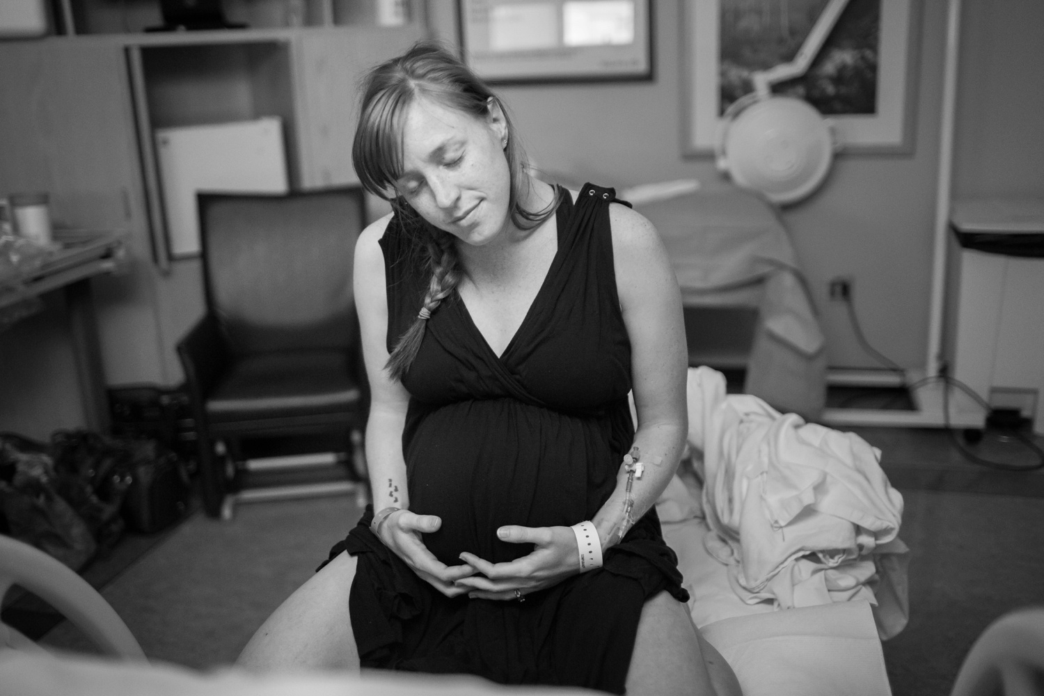 Baby Langhoff is born on April 25, 2016 at 1:40am in Cary, NC. All photos (C) Courtney Potter Photography, Inc. 2016 for The Birth Collective.